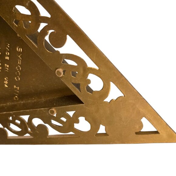 Vintage Ornate Key Design Hollywood Regency Syroco Wall Art Plaque - Picture 10 of 16